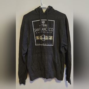Graphic Grey San Fran Hoodie, Size Medium